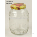 900ml Big hermetic, dried food package glass pot, pickles storage glass jar, glass honey container, candy glass jar